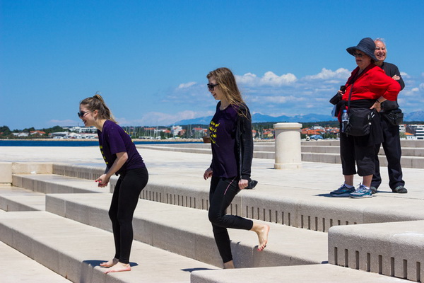 Ludijada maturanata na zadarskoj rivi 17. svibnja 2016. Foto: Bojan Bogdanić