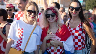 Veličanstven doček četvorice zadarskih Vatrenih Veličanstven doček četvorice zadarskih Vatrenih