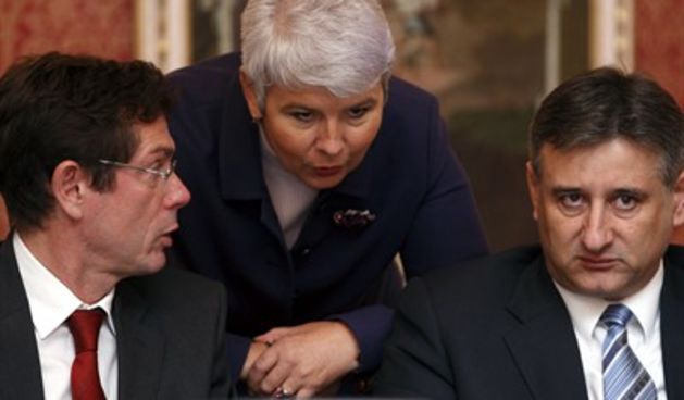 Šimonović i Kosor (Foto: Goran Mehkek/CROPIX)