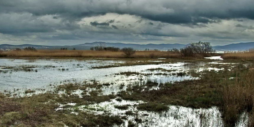 Đir uz Vransko jezero 17. siječnja 2014.  Foto: Leonard Kvarantan