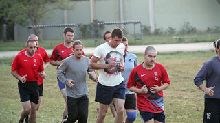 Trening zadarskih ragbijaša u Zemuniku (foto:Saša Čuka)