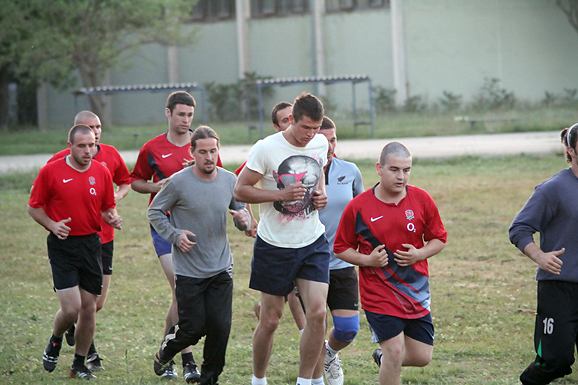 Trening zadarskih ragbijaša u Zemuniku (foto:Saša Čuka)