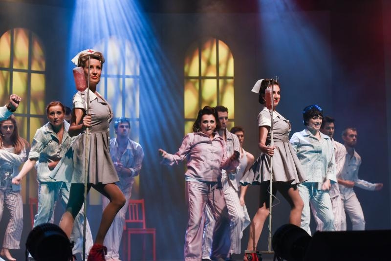 U Velikoj dvorani Vatroslava Lisinskog odrzana je premijera mjuzikla Pacijenti. Libreto je napisao Miro Gavran, glazbu Tonci Huljic, tekstove Vjekoslava Huljic, Igor Weidlich je dramaturg, a reziser mjuzikla je Igor Barberic. Photo: Davor Visnjic/PIXSELL U Velikoj dvorani Vatroslava Lisinskog odrzana je premijera mjuzikla Pacijenti. Libreto je napisao Miro Gavran, glazbu Tonci Huljic, tekstove Vjekoslava Huljic, Igor Weidlich je dramaturg, a reziser mjuzikla je Igor Barberic. Photo: Davor Visnjic/PIXSELL