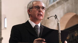 Zadar, 300110.
Pogreb zadarskog nadbiskupa Ivana Prendje u crkvi Svete Stosije.
Zadarski nadbiskup Ivan Prendja preminuo je iznenada  25. sijecnja 2010. godine u Zagrebu u 71. godini zivota, nakon 46 godina svecenistva i 20 godina biskupstva.
Na fotografi