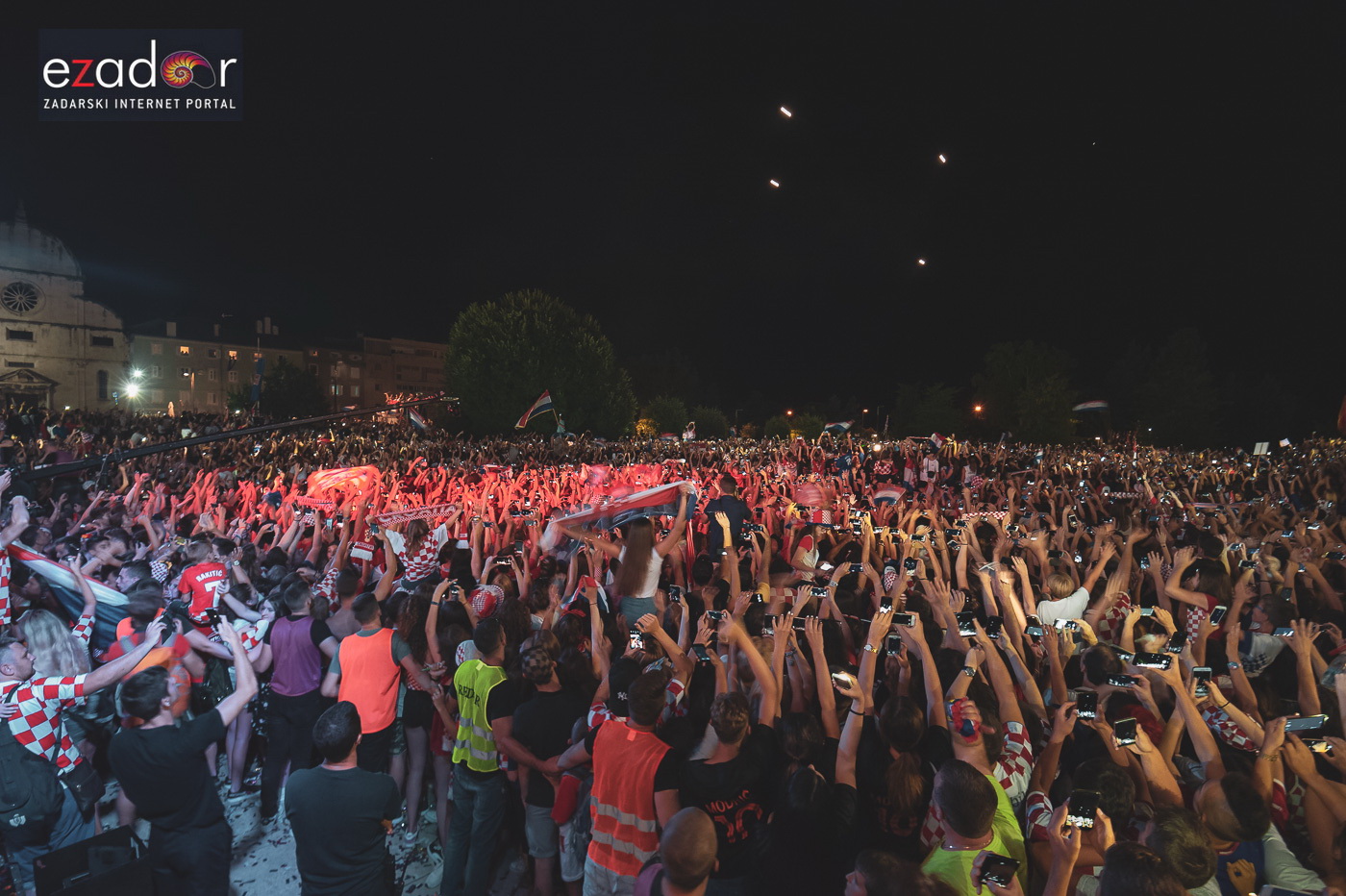 Zadar priredio nezaboravan doček svojim Vatrenim herojima