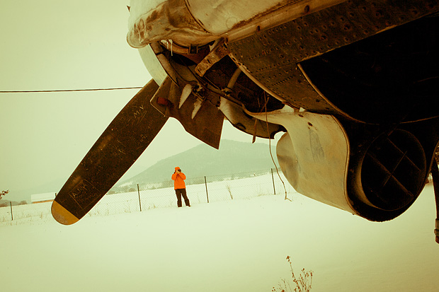 Priča zaboravljenog aviona u Otočcu, foto: Leo Banic