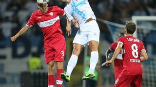 Stadion Kantrida, Rijeka – Prva utakmica 4. pretkola Europske lige, HNK Rijeka – VfB Stuttgart. Photo: Igor Kralj/PIXSELL Stadion Kantrida, Rijeka – Prva utakmica 4. pretkola Europske lige, HNK Rijeka – VfB Stuttgart. Photo: Igor Kralj/PIXSELL