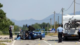 Stravična prometna nesreća u Ličkom Cerju na državnoj cesti D50