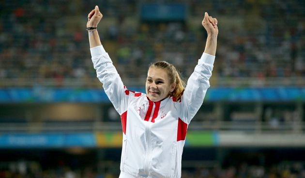 Sara Kolak, zlatna olimpijska medalja u bacanju koplja. Photo: Igor Kralj/PIXSELL