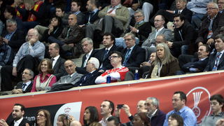 Barcelona 250113.
Gradska dvorana Palau Sant Jordi.
Svjetsko prvenstvo u rukometu za muskarce Spanjolska 2013.
Utakmica polufinala izmedju Hrvatske i Danske.
Na fotografiji: ministar Zeljko Jovanovic.
Foto: Ante Cizmic / CROPIX Barcelona 250113.
Gradska dvorana Palau Sant Jordi.
Svjetsko prvenstvo u rukometu za muskarce Spanjolska 2013.
Utakmica polufinala izmedju Hrvatske i Danske.
Na fotografiji: ministar Zeljko Jovanovic.
Foto: Ante Cizmic / CROPIX