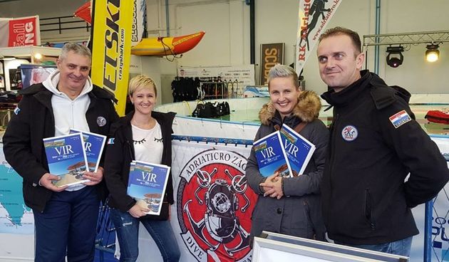 Ronioci iz zagrebačkog ”Adriaticro” i suradnici projekta Pogled u plavo promoviraju otok Vir