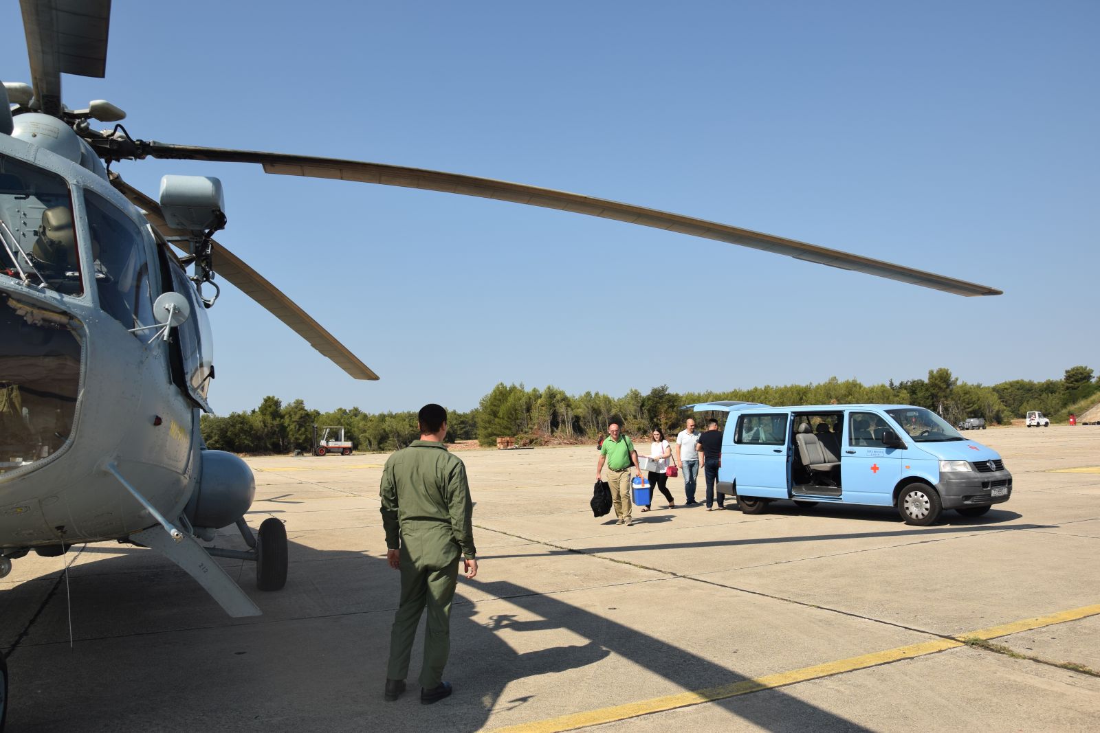 Helikopter HRZ-a poletio sa srcem za transplantaciju u Zagreb