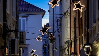 Blagdanske dekoracije u centru Zadra Blagdanske dekoracije u centru Zadra