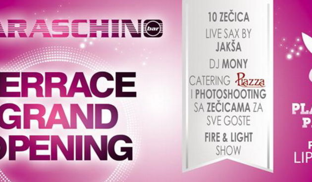 Maraschino bar: Playboy party