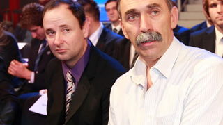 Zagreb, 261210.
HTV, studio Anton Marti, Prisavlje BB.
59. izbor sportasa 2010. godine u organizacij Sportskih novosti.
Na fotografiji: Bojan Marinovic i Josko Vlasic.
Foto: Ronald Gorsic / CROPIX