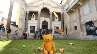 Performans na Peristilu: Doručak na travi. Photo: Miranda Cikotic/PIXSELL