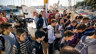 “Kraljica mora” u Zadru, 12. svibnja 2011. (foto:Saša Čuka) “Kraljica mora” u Zadru, 12. svibnja 2011. (foto:Saša Čuka)