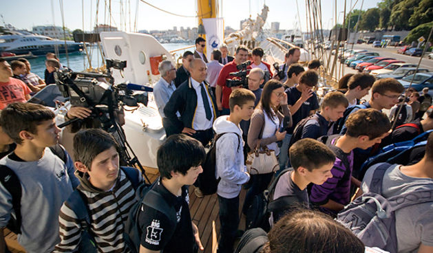 “Kraljica mora” u Zadru, 12. svibnja 2011. (foto:Saša Čuka)