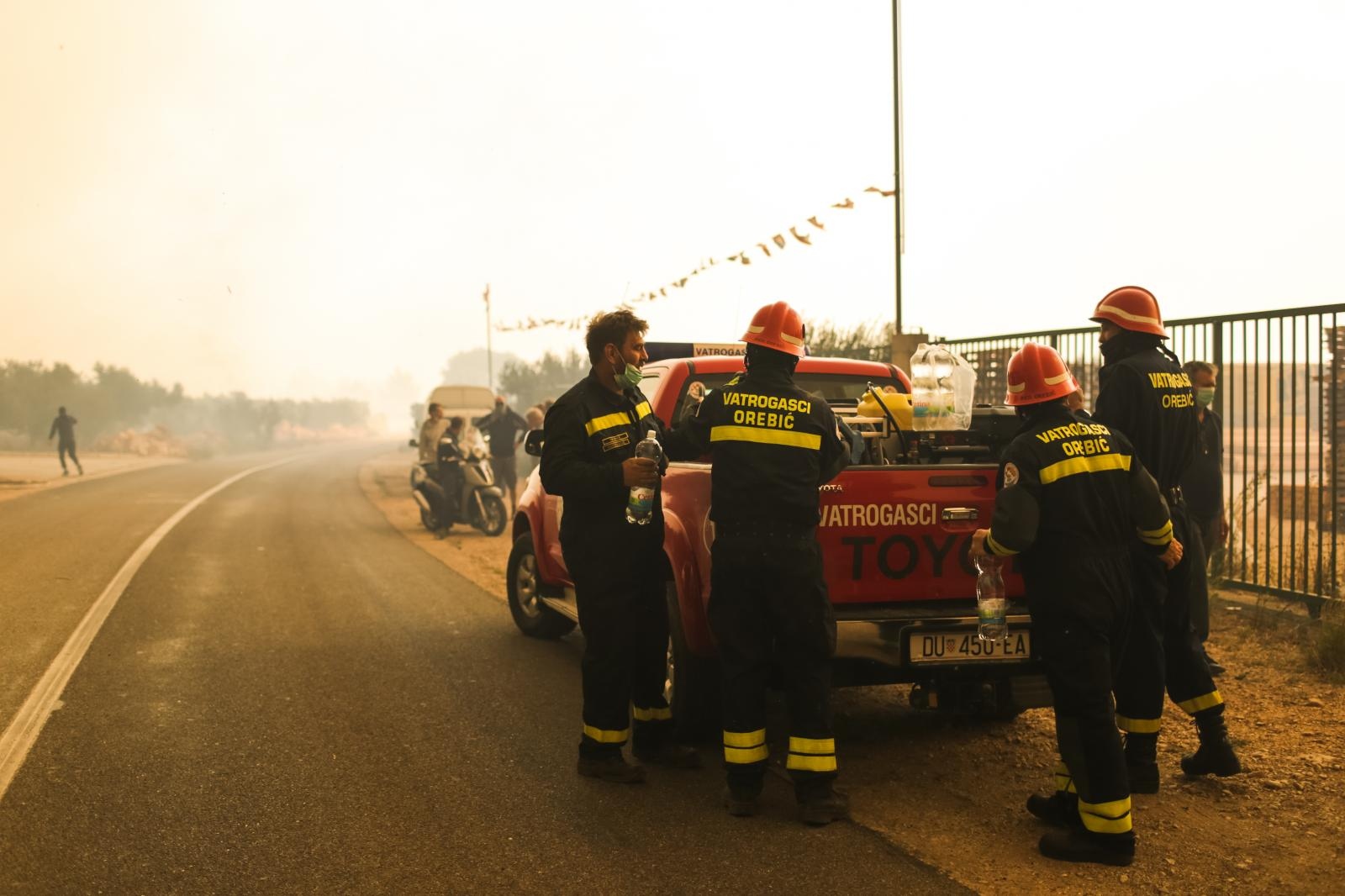 Veliki požar na Pelješcu