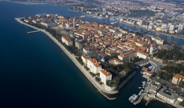 Zadar iz zraka. Poluotok
