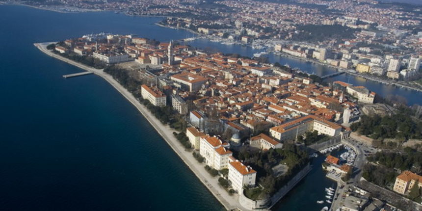 Zadar iz zraka. Poluotok