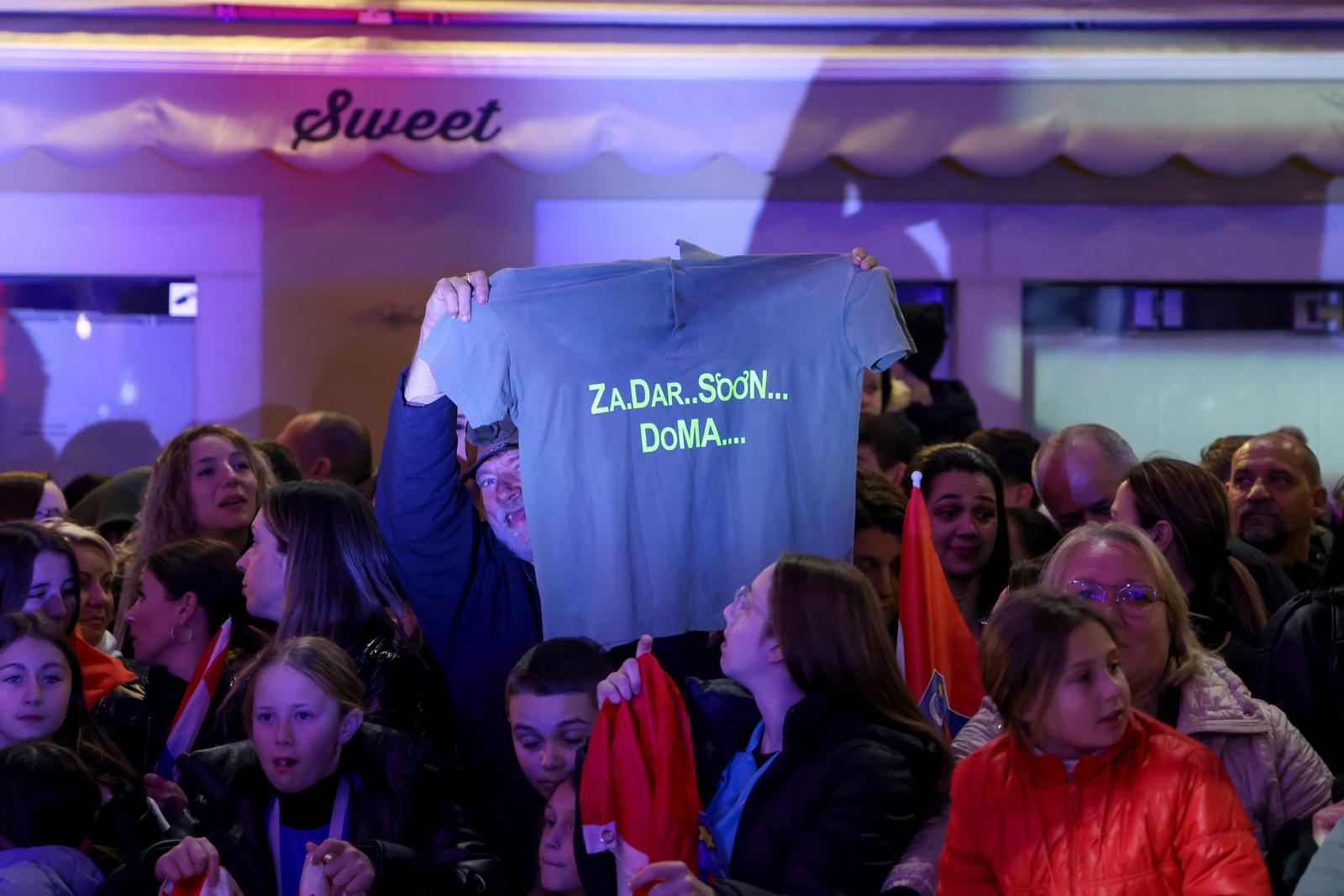 Doček rukometaša u Zadru Doček rukometaša u Zadru