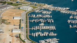 Let iznad Sukošana i Marine Dalmacija, Foto: Dino Stanin/PIXSELL Let iznad Sukošana i Marine Dalmacija, Foto: Dino Stanin/PIXSELL