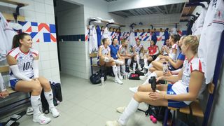 Zadar: Hrvatske i slovačke odbojkašice uoči utakmice Europskog prvenstva Zadar: Hrvatske i slovačke odbojkašice uoči utakmice Europskog prvenstva