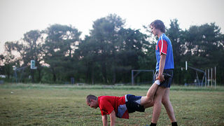 Trening zadarskih ragbijaša u Zemuniku (foto:Saša Čuka)