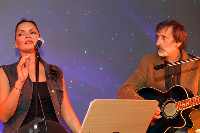 Business lounge: koncert Martine Thomas i Emila Šprljana, foto: Leo Banić Business lounge: koncert Martine Thomas i Emila Šprljana, foto: Leo Banić