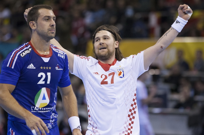 Zaragoza, Spanjolska, 230113.
Gradska dvorana Principe Felipe.
Svjetsko prvenstvo u rukometu za muskarce Spanjolska 2013.
Utakmica cetvrtfinala izmedju reprezentacija Hrvatske i Francuske.
Na fotografiji: Ivan Cupic.
Foto: Ante Cizmic / CROPIX