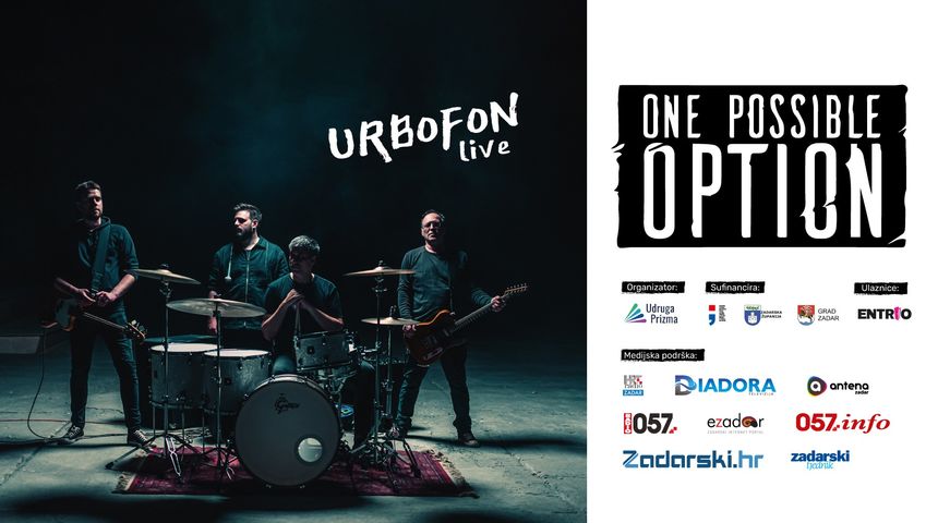 Vrijeme je za još jedan Urbofon Live uz One possible option Vrijeme je za još jedan Urbofon Live uz One possible option