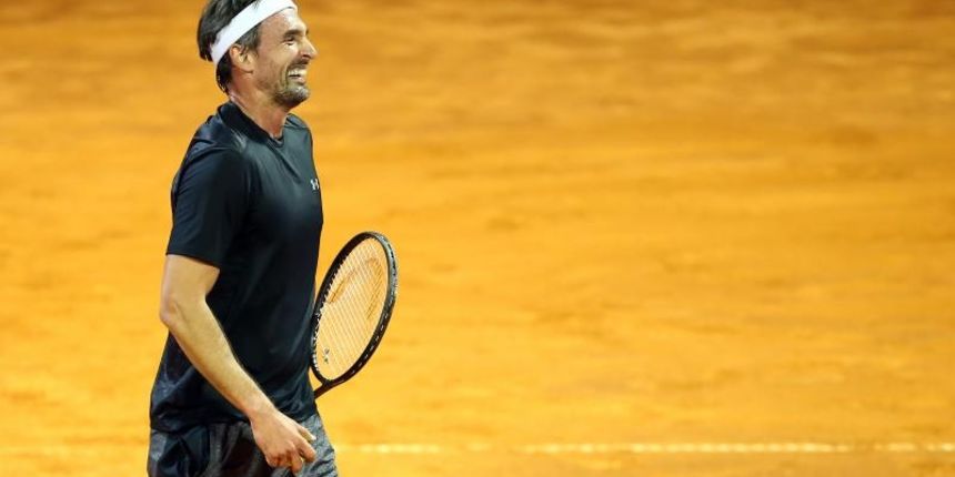 Agassi, Ferrero i Ivanišević odigrali egizibiciju u Umagu. Photo: Slavko Midzor/PIXSELL Agassi, Ferrero i Ivanišević odigrali egizibiciju u Umagu. Photo: Slavko Midzor/PIXSELL