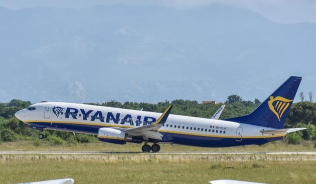 Zrakoplov Ryanaira u Zračnoj luci Zadar, Foto: Dino Stanin/PIXSELL