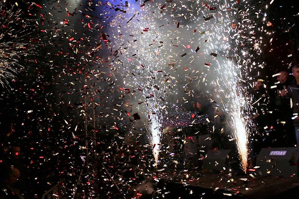 Spektakularni doček Nove 2017. godiner u Viru