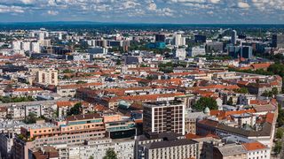 Pogled sa Zagrebačke katedrale na centar grada – Zagreb