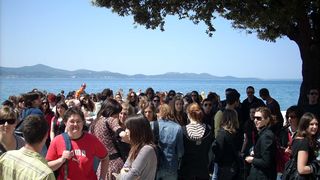 Prosvjed studenata u Zadru Prosvjed studenata u Zadru