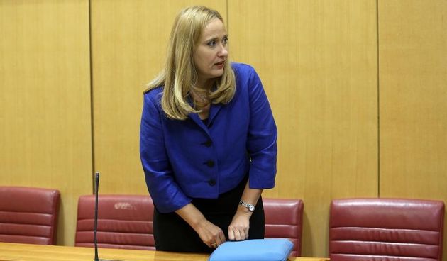 Raspravom o godisnjem izvjescu pucke pravobraniteljica za 2013. godinu Sabor RH je nastavio 13. sjednicu. Pucka pravobraniteljica Lora Vidovic. Photo: Patrik Macek/PIXSELL