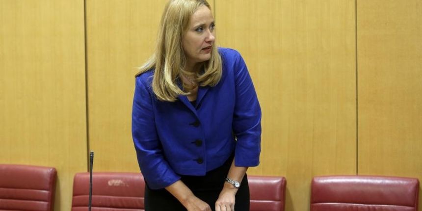 Raspravom o godisnjem izvjescu pucke pravobraniteljica za 2013. godinu Sabor RH je nastavio 13. sjednicu. Pucka pravobraniteljica Lora Vidovic. Photo: Patrik Macek/PIXSELL