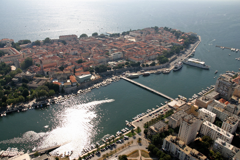 Zadar – Zračne snimke – Jazine (foto: Marin Gospić)