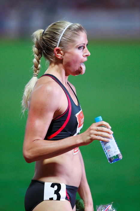 Zagreb, 130911.
IAAF World Challenge Zagreb 2011, 
61. memorijal Borisa Hanzekovica na atletskom stadionu Mladost na Savi.
Na slici: 800 m zene, pobjednica Vessez Maggie.
Foto: Goran Mehkek / CROPIX