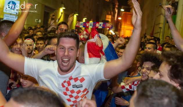 Ludilo u Zadru: Evo kako se navijalo i slavilo pobjedu Vatrenih