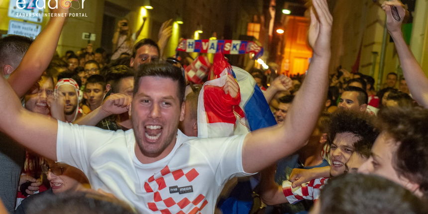 Ludilo u Zadru: Evo kako se navijalo i slavilo pobjedu Vatrenih