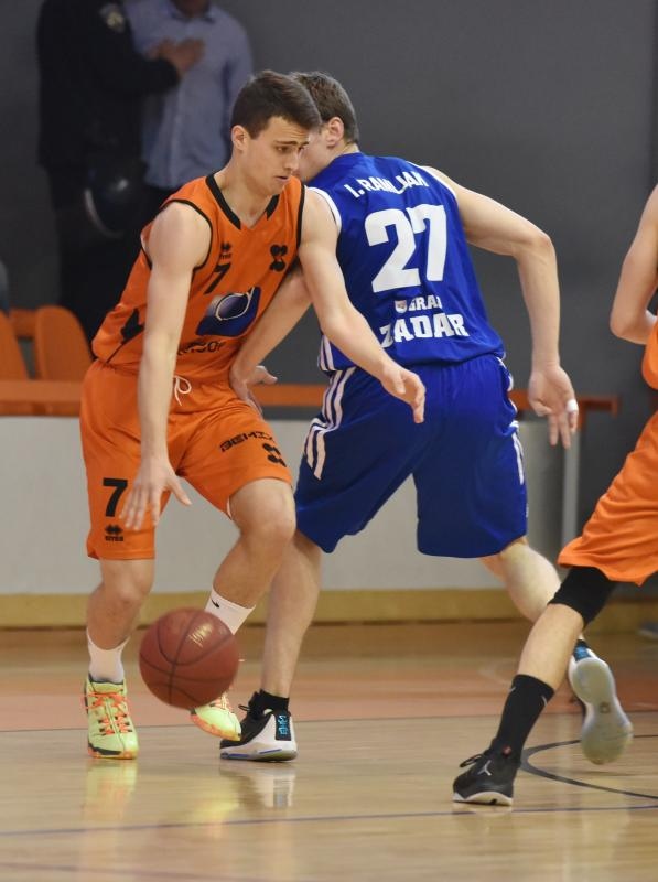 Dvorana Baldekin,  A-1 muska Liga za prvaka, 10. kolo, GKK Šibenik – KK Zadar 69-95. Photo: Hrvoje Jelavic/PIXSELL