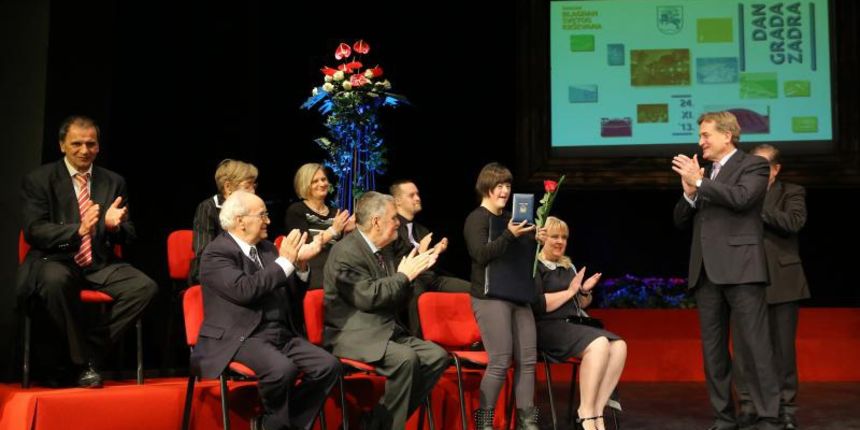 U Hrvatskom narodnom kazališu održana je svečana sjednica Gradskog vijeća u povodu Dana grada Zadra.  Photo: Filip Brala/PIXSELL