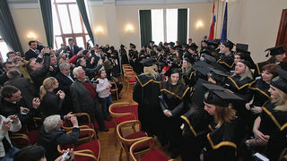 Promocija diplomiranih studenata, 7. ožujka 2009. (foto: Marin Gospić)
