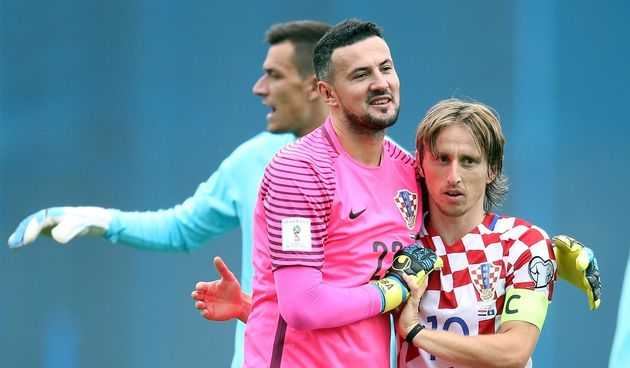 Luka Modrić i Danijel Subašić