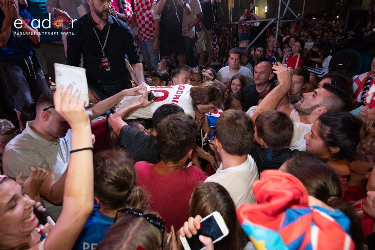 Veličanstven doček četvorice zadarskih Vatrenih