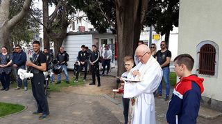 Bajkeri Dalmacije na blagoslovu motora u Biogradu na moru