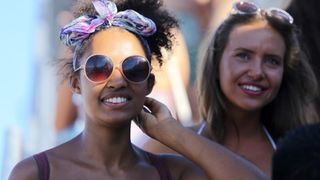 Otok Pag – Hideout festival privukao je mnogobrojnu publiku na popularnu plazu Zrce gdje se na after beach partiju u klubu Papaya plesalo cijelo poslijepodne. Photo: Filip Brala/PIXSELL